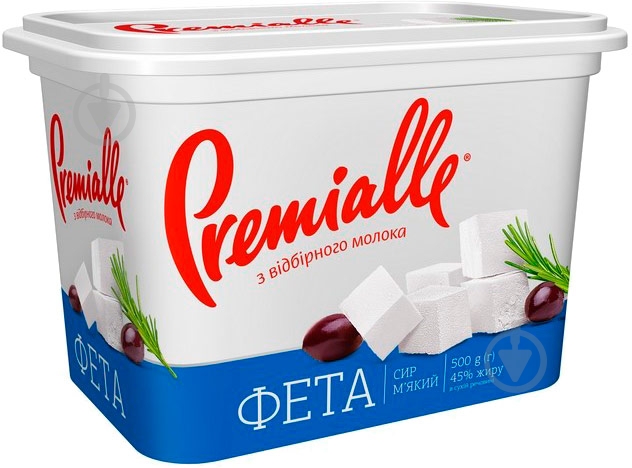 Сыр ТМ Premialle Фета 45% 500г - фото 1
