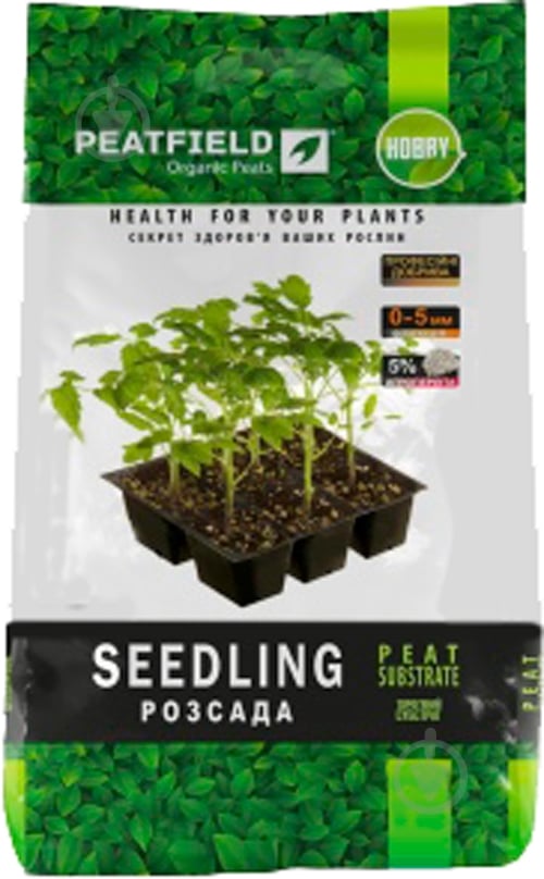 Субстрат торфяной PEATFIELD рассада 20л - фото 1