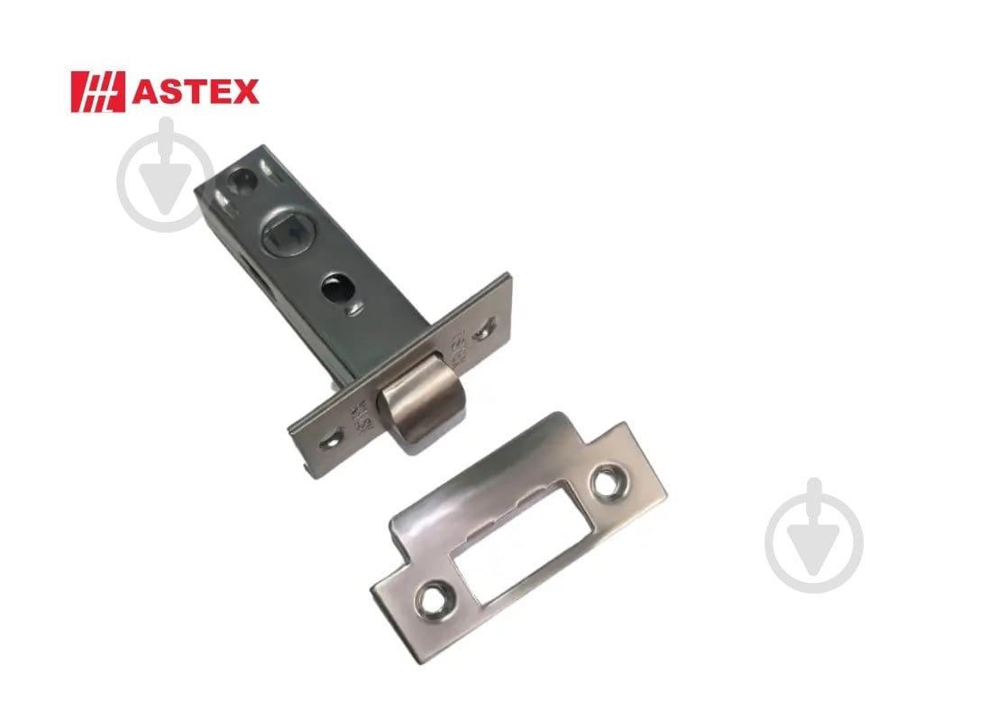 Защіпка дверна ASTEX AT- Latch 100 нікель - фото 2 Защіпка дверна ASTEX AT- Latch 100 нікель - фото 2