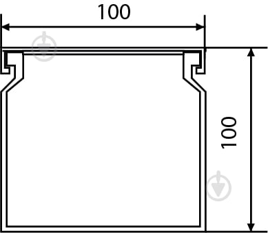 Канал кабельный Аско-Укрем 100х100 - фото 3