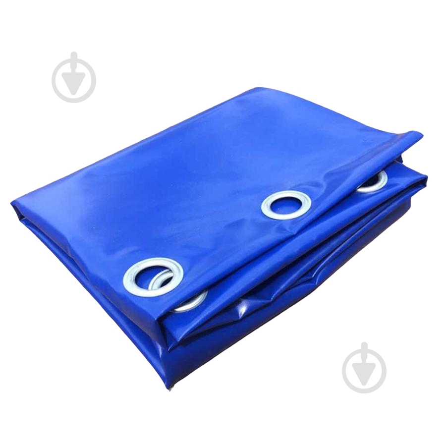 Тент универсальный Техно Тент Плюс водонепроницаемый ПВХ 450 г/м² с люверсами 2,85х4 м синий - фото 1 Тент универсальный Техно Тент Плюс водонепроницаемый ПВХ 450 г/м² с люверсами 2,85х4 м синий - фото 1