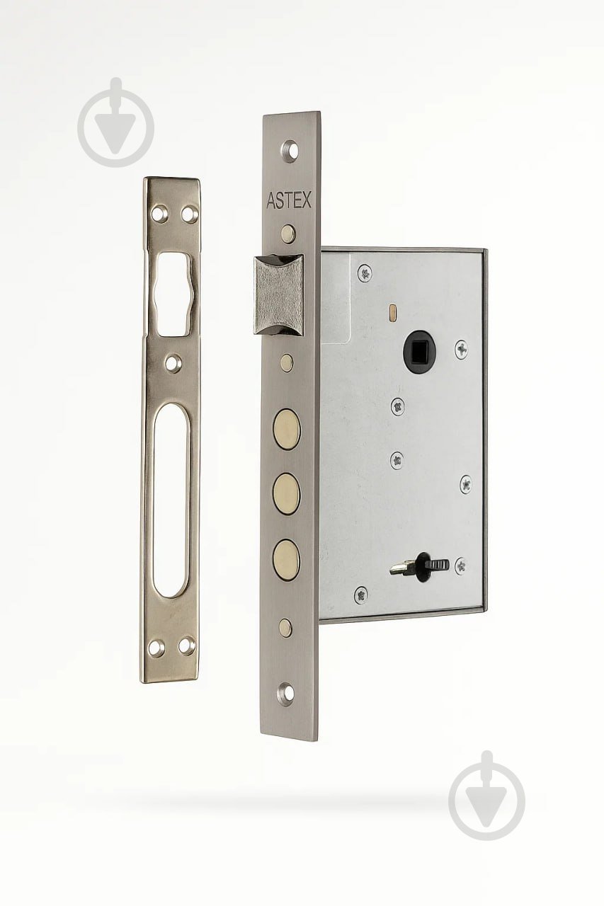 Дверний замок вхідний ASTEX AT-Lock 362-77-BN універсальний нікель - фото 1 Дверний замок вхідний ASTEX AT-Lock 362-77-BN універсальний нікель - фото 1