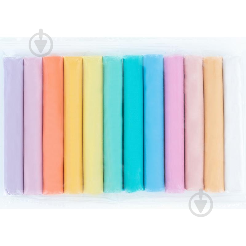 Пластилін восковий Creative Pastel 12 кольорів 200 г KITE - фото 2
