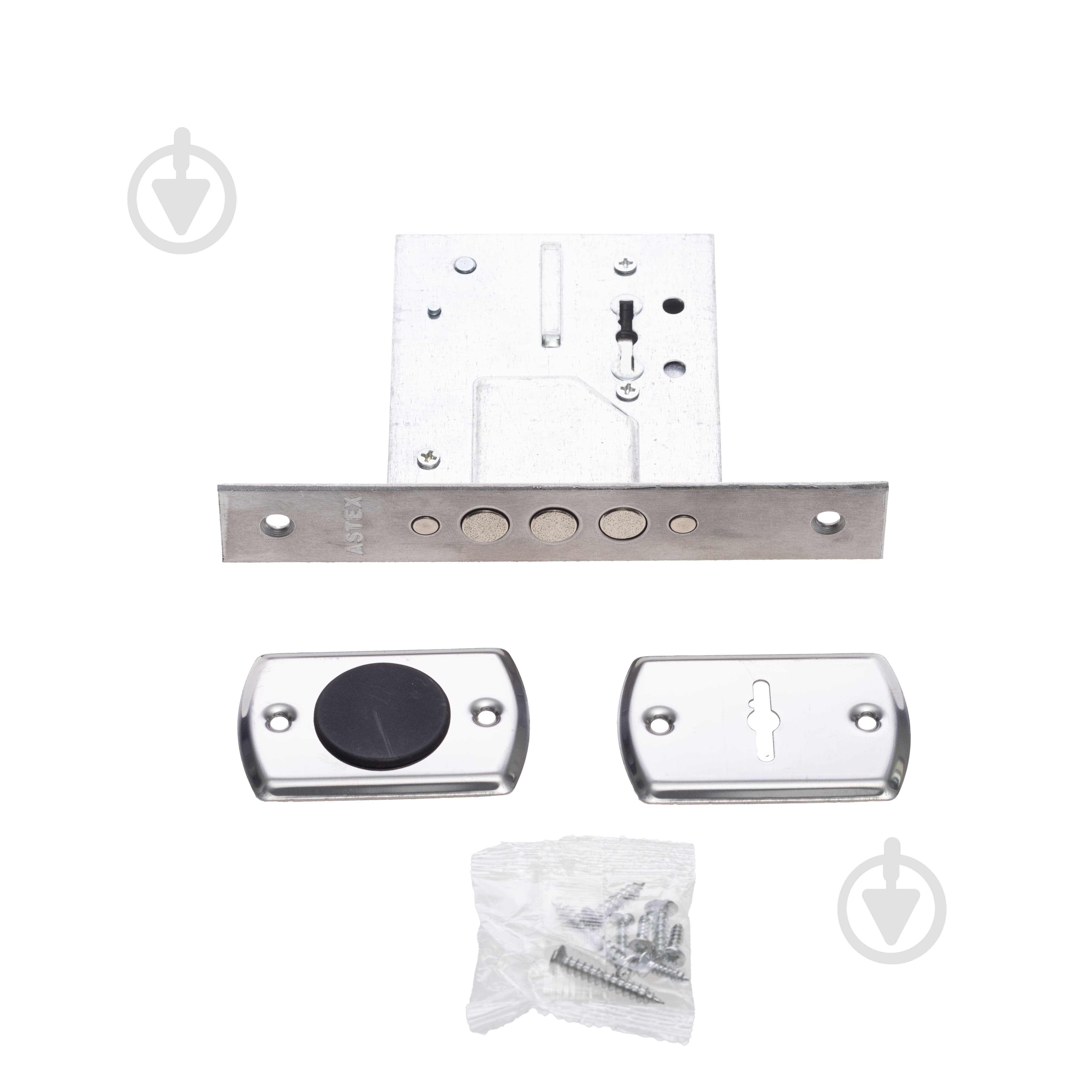 Дверний замок вхідний ASTEX AT-SR600 BN сувальдний універсальний нікель - фото 1 Дверний замок вхідний ASTEX AT-SR600 BN сувальдний універсальний нікель - фото 1