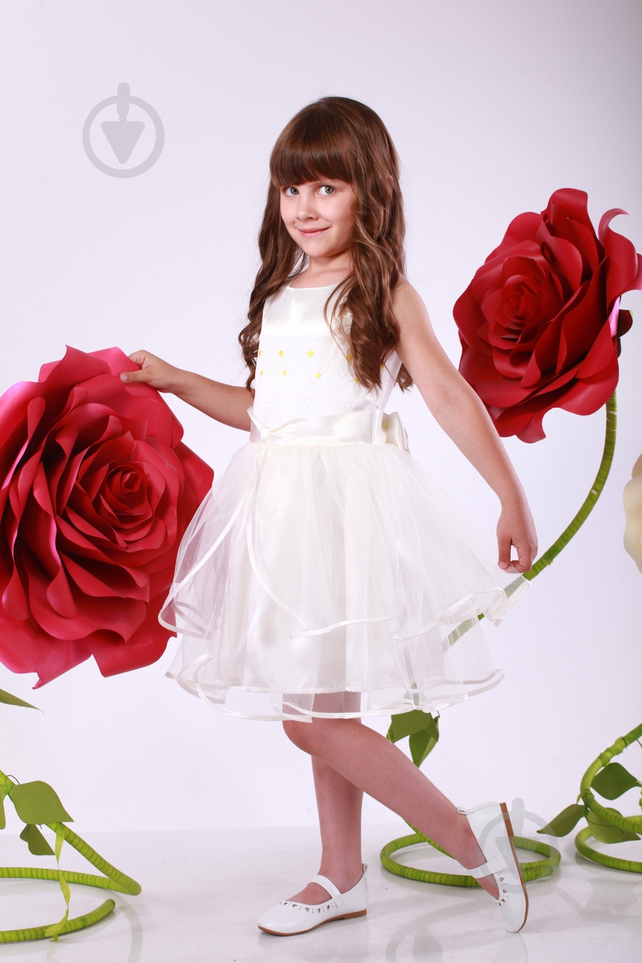 Сукня Sasha р.128 молочний 4130 - фото 1