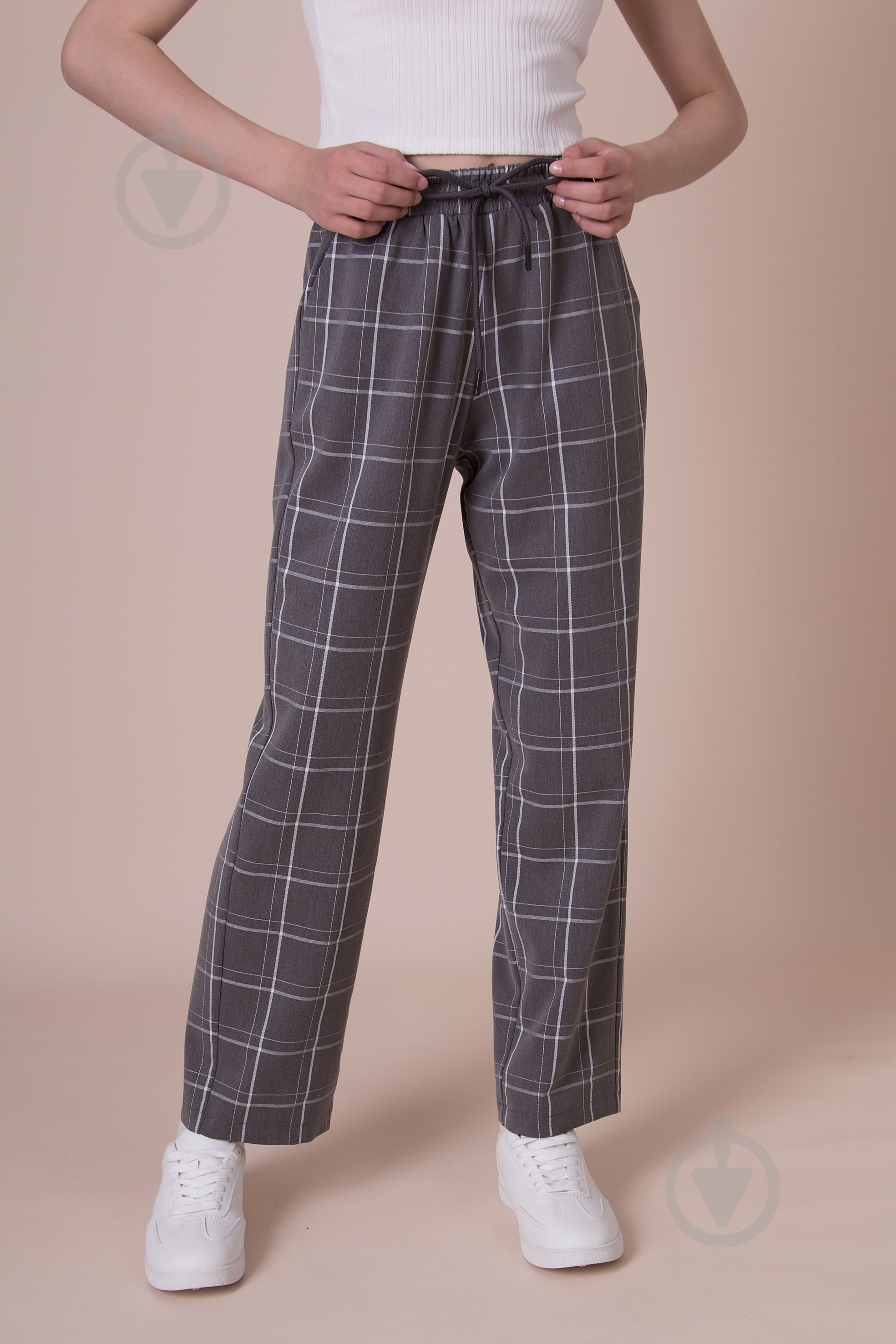 Брюки школьные Mevis 5159 (03) р.158 серый - фото 1