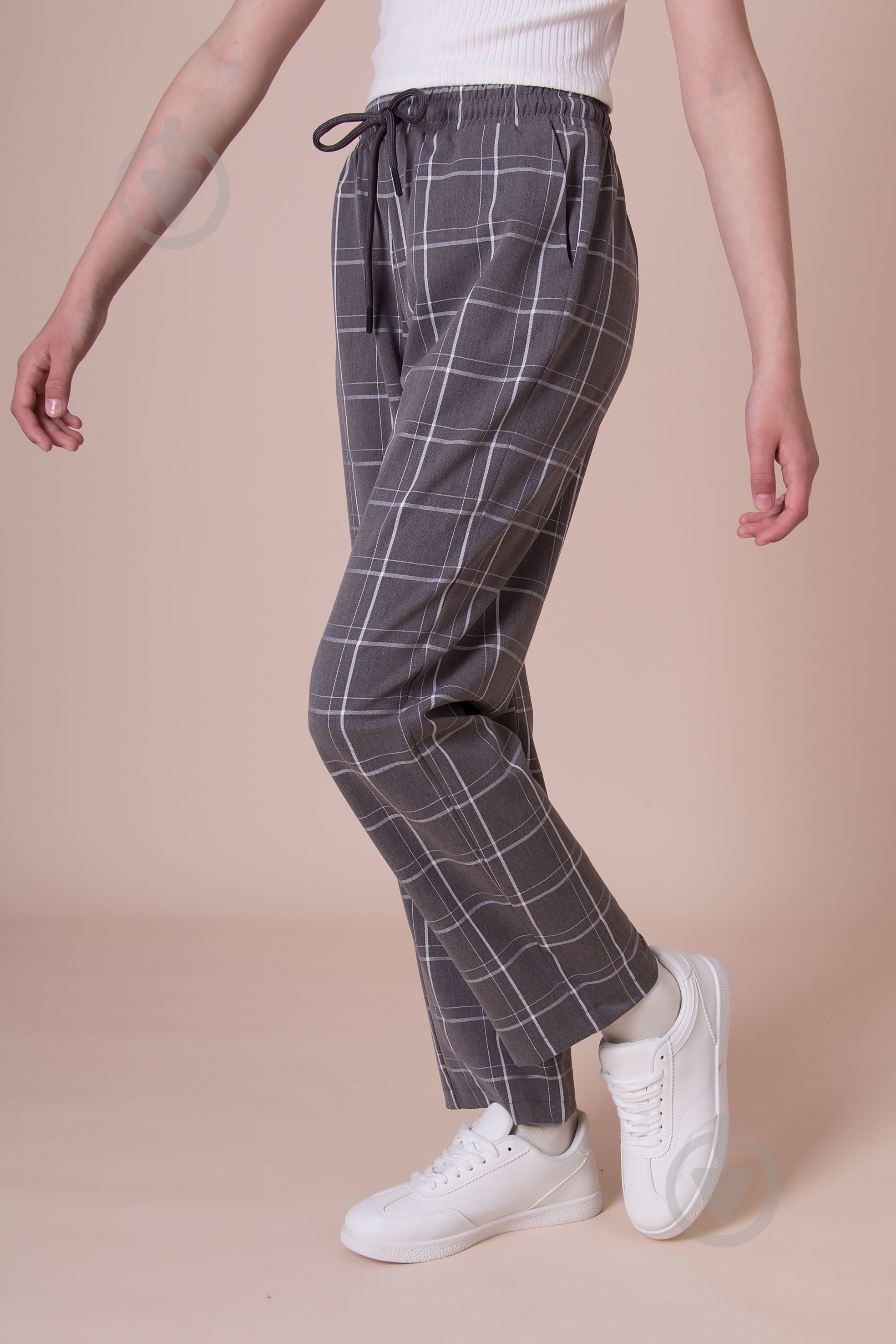 Брюки школьные Mevis 5159 (03) р.158 серый - фото 2