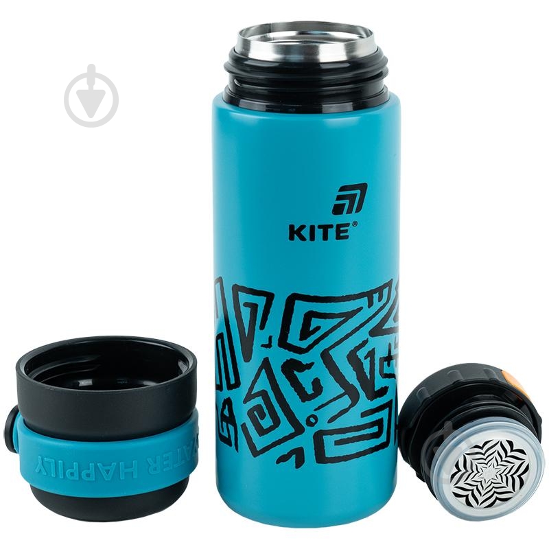 Термос KITE 1222-1 500 мл темно-бирюзовый - фото 4 Термос KITE 1222-1 500 мл темно-бирюзовый - фото 4