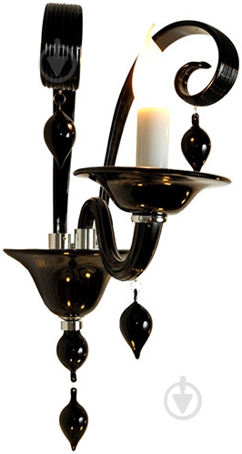 Бра Versan KING BLACK 1x60 Вт E14 чорний MB5046-1 Black - фото 1