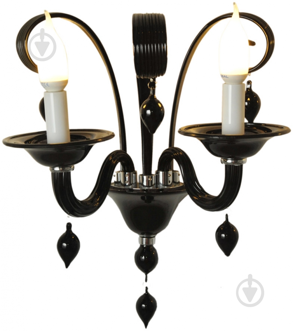 Бра Versan KING 2x60 Вт E14 черный MB5046-2 Black - фото 1 Бра Versan KING 2x60 Вт E14 черный MB5046-2 Black - фото 1