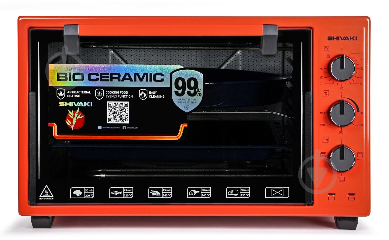 Электрическая печь Shivaki MD 3618 E" RED-RED - фото 1