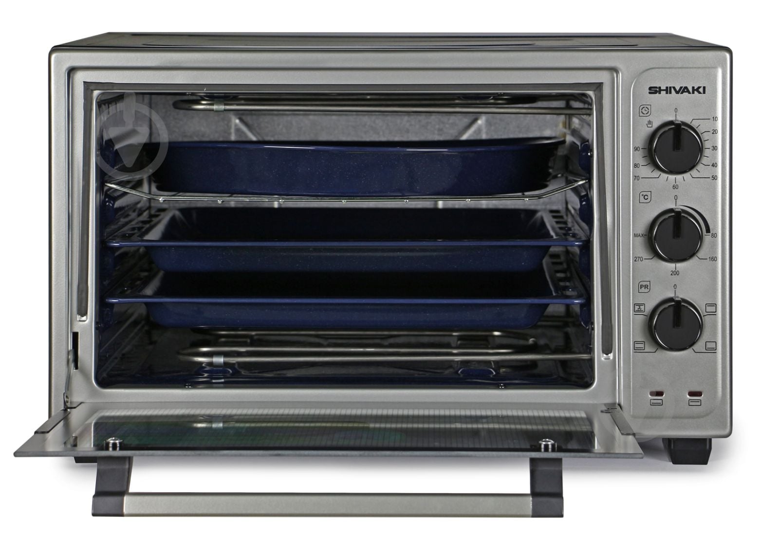 Електрична піч Shivaki MD 3618 L" GREY-BLACK - фото 2