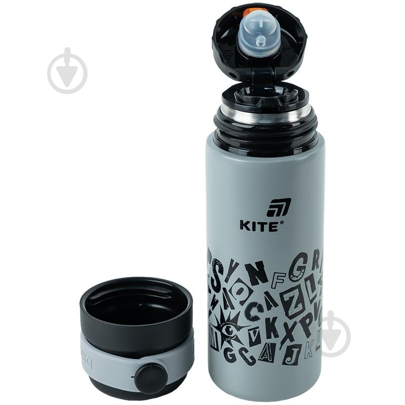 Термос KITE 1222-2 500 мл серый - фото 3