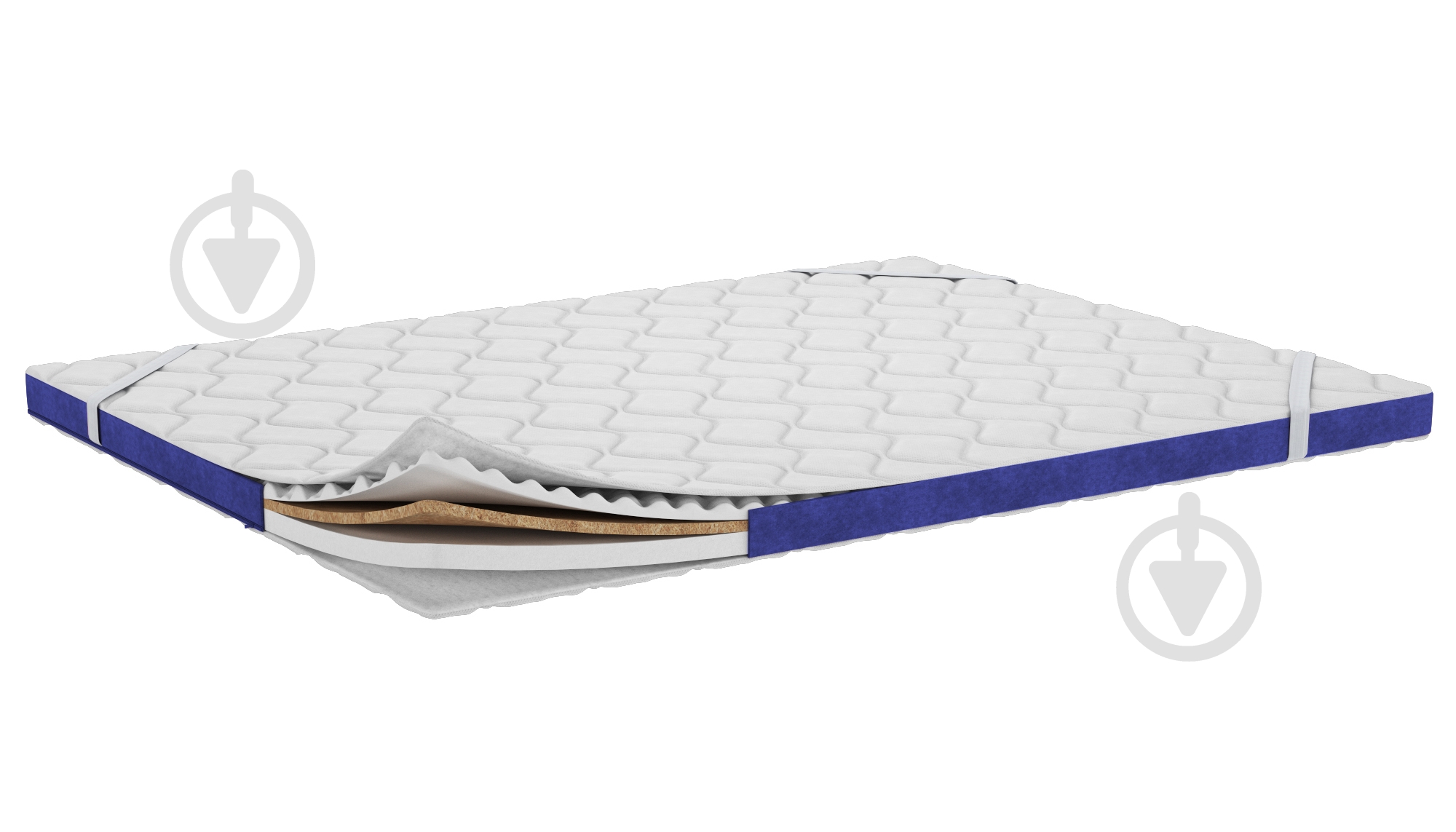Матрац-топер Profy Roll Double LIDERSON 150x200 см - фото 1