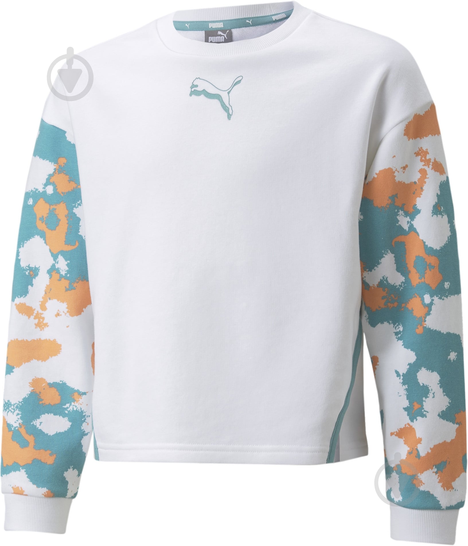Свитшот Puma Alpha Crew 84694102 белый - фото 1 Свитшот Puma Alpha Crew 84694102 белый - фото 1