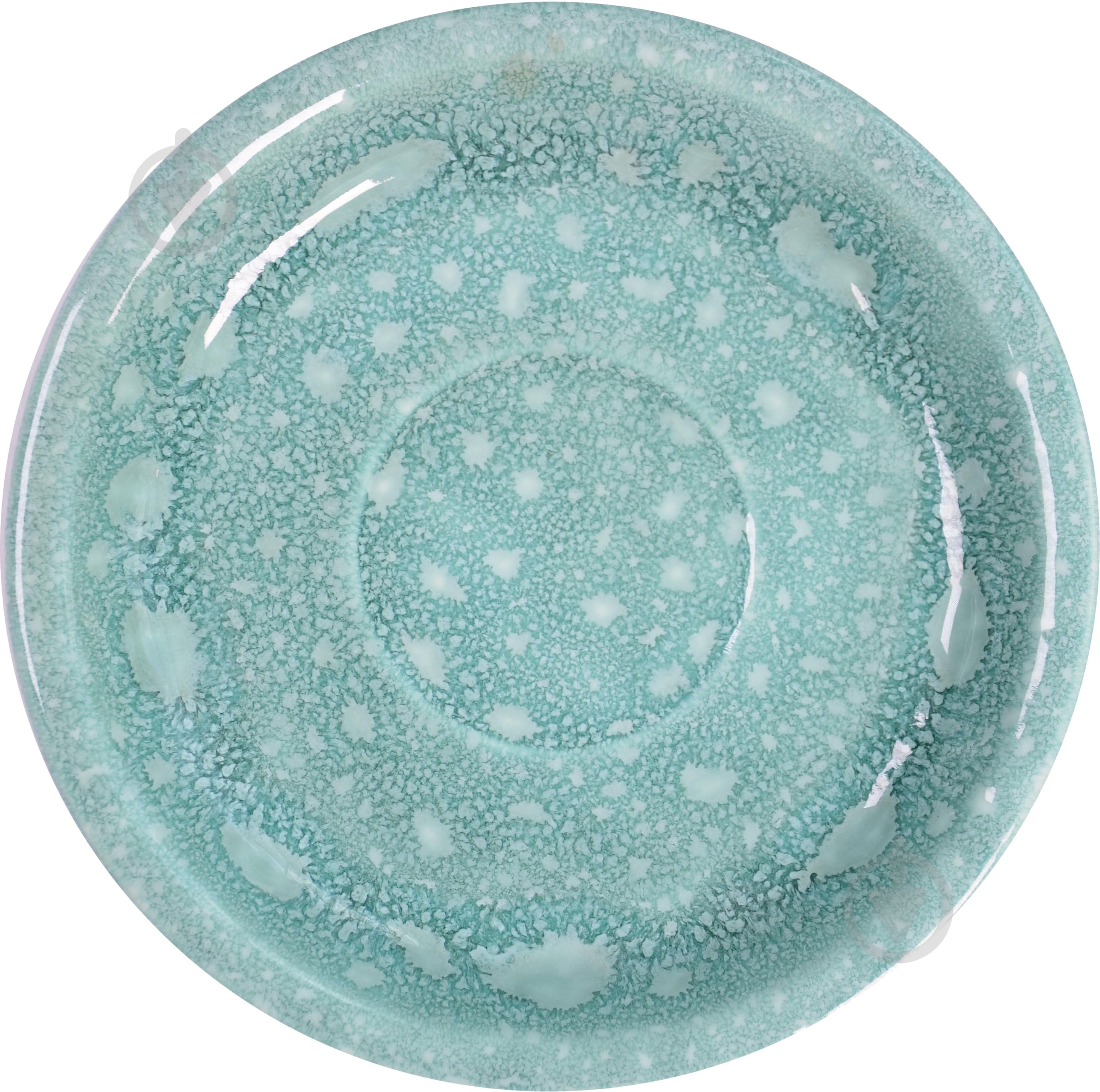 Блюдце Manna Ceramics 14 см Лазурное - фото 1