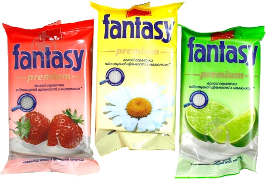 Серветка волога Fantasy аромат в асортименті 15 шт. - фото 1