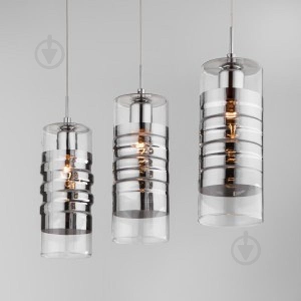 ВИТРИНА! Подвес Strotskis Block 3x60 Вт E14 хром 50185/3 - фото 3