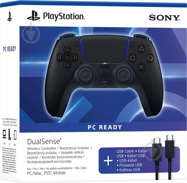 Геймпад Sony PlayStation Dualsense BT Midnight Black (1000051651) - фото 7 Геймпад Sony PlayStation Dualsense BT Midnight Black (1000051651) - фото 7