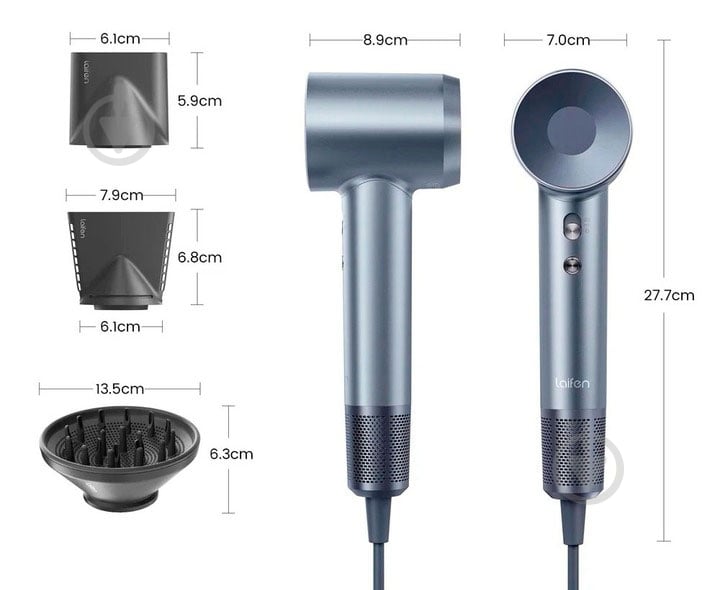 Фен Laifen Swift Special 1HD50-G-EU-SI-004 - фото 7 Фен Laifen Swift Special 1HD50-G-EU-SI-004 - фото 7