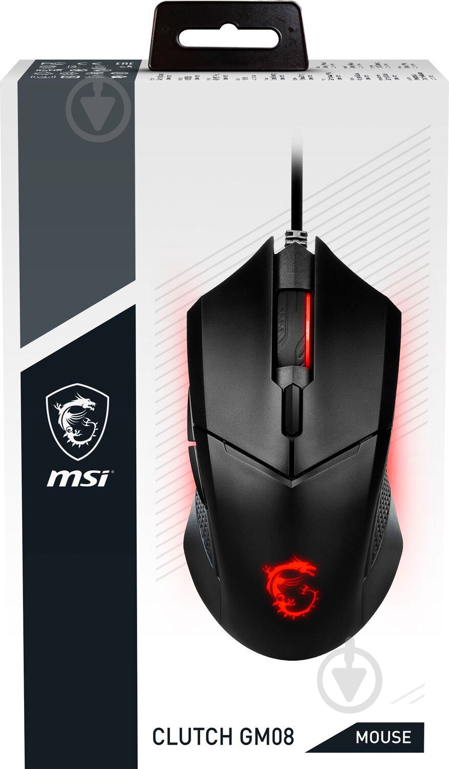 Мишка MSI Clutch GM08 Gaming Mouse (S12-0401800-CLA) - фото 12 Мишка MSI Clutch GM08 Gaming Mouse (S12-0401800-CLA) - фото 12