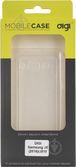 Накладка на корпус DIGI TPU Clean Grid для Samsung Galaxy J5 J510 transparent (6287630) - фото 3