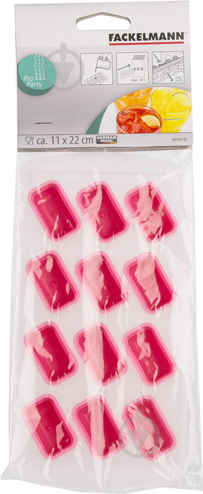 Форма для льда Fackelmann прямоугольники 22x11x2 см - фото 3 Форма для льда Fackelmann прямоугольники 22x11x2 см - фото 3