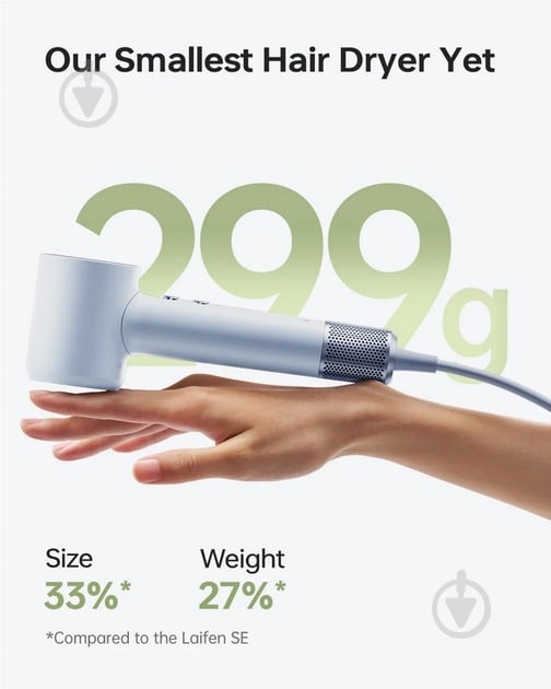 Фен Laifen MINI 1HD31-S-EU-BE-001 голубой - фото 6