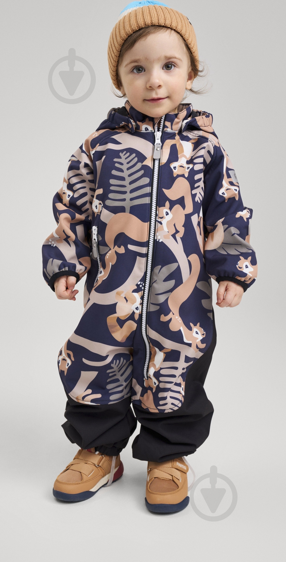 Комбинезон унисекс Reima Softshell Mjosa р.92 темно-синий 5100006A-6982 - фото 9