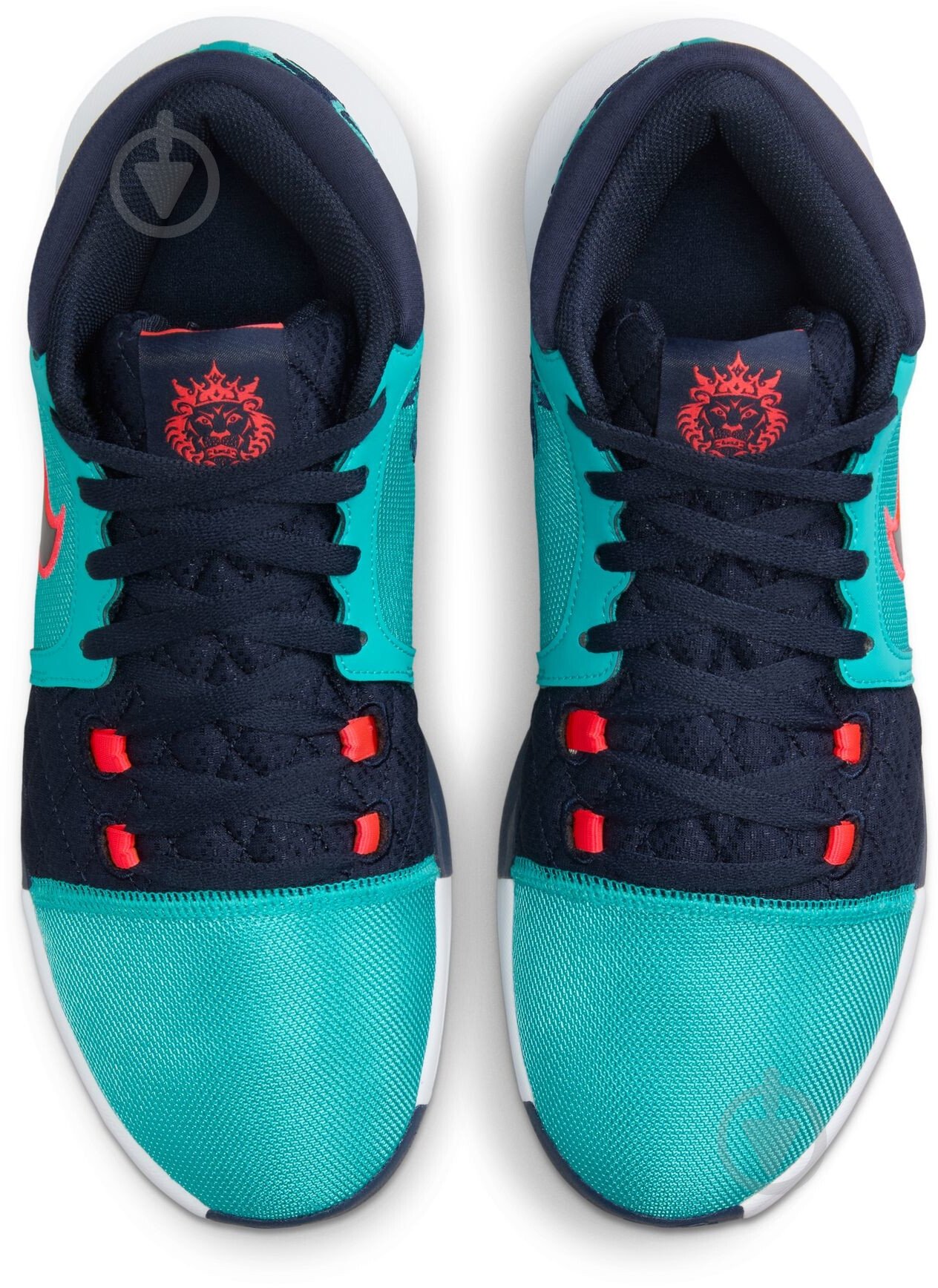 Кроссовки мужские Nike LEBRON WITNESS VIII HQ2139-300 р.43 бирюзово-синие - фото 7 Кроссовки мужские Nike LEBRON WITNESS VIII HQ2139-300 р.43 бирюзово-синие - фото 7