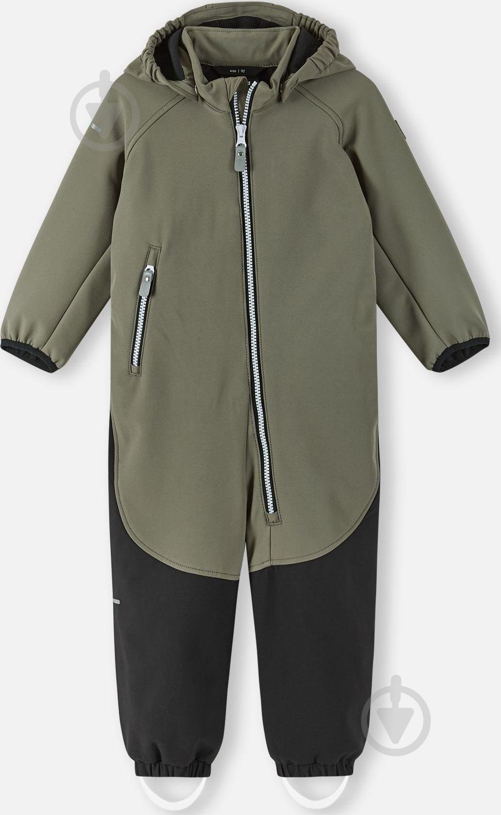 Комбинезон для мальчиков Reima Softshell Mjosa р.80 темно-зеленый 5100006B-8920 - фото 1