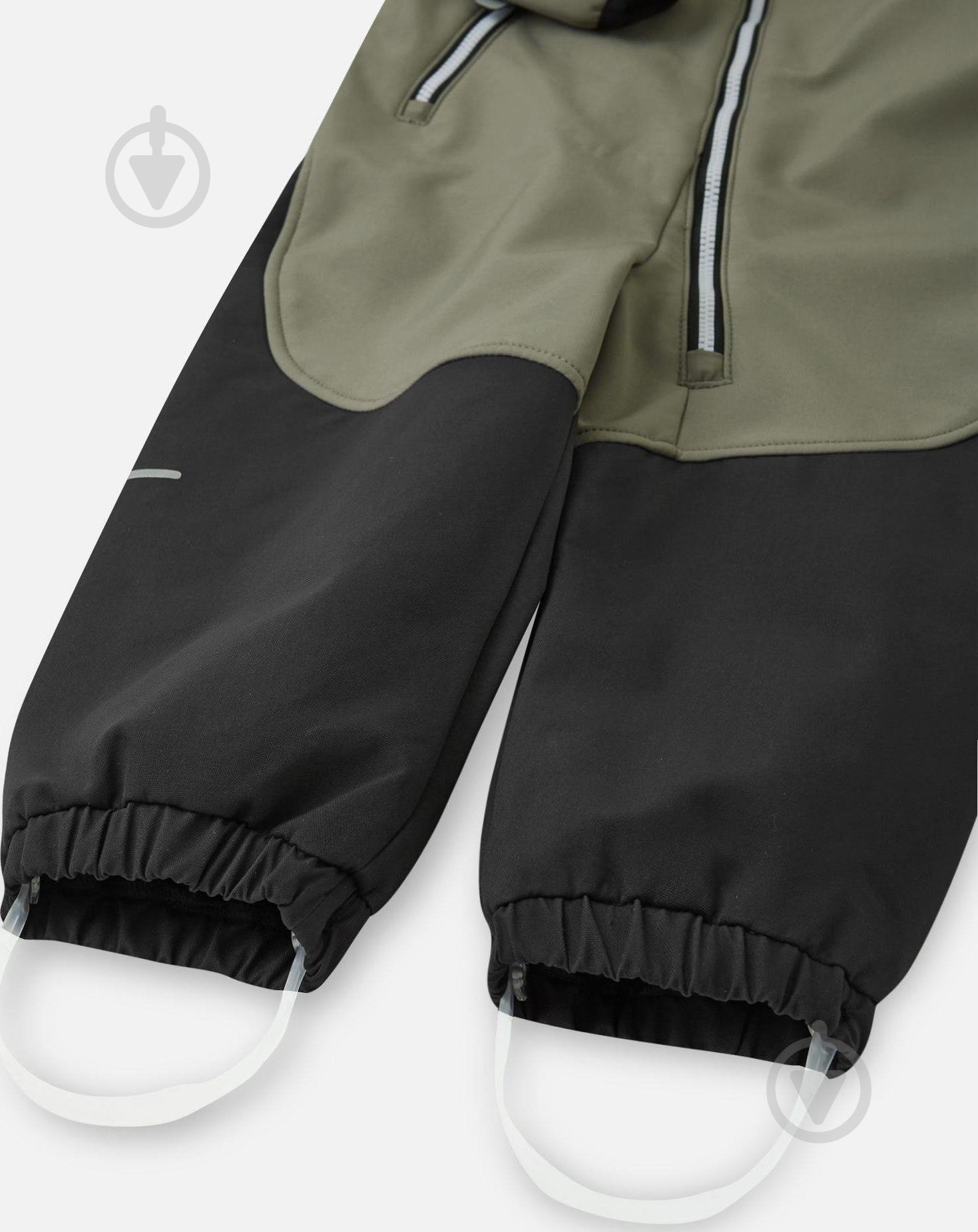 Комбінезон для хлопчиків Reima Softshell Mjosa р.86 темно-зелений 5100006B-8920 - фото 5