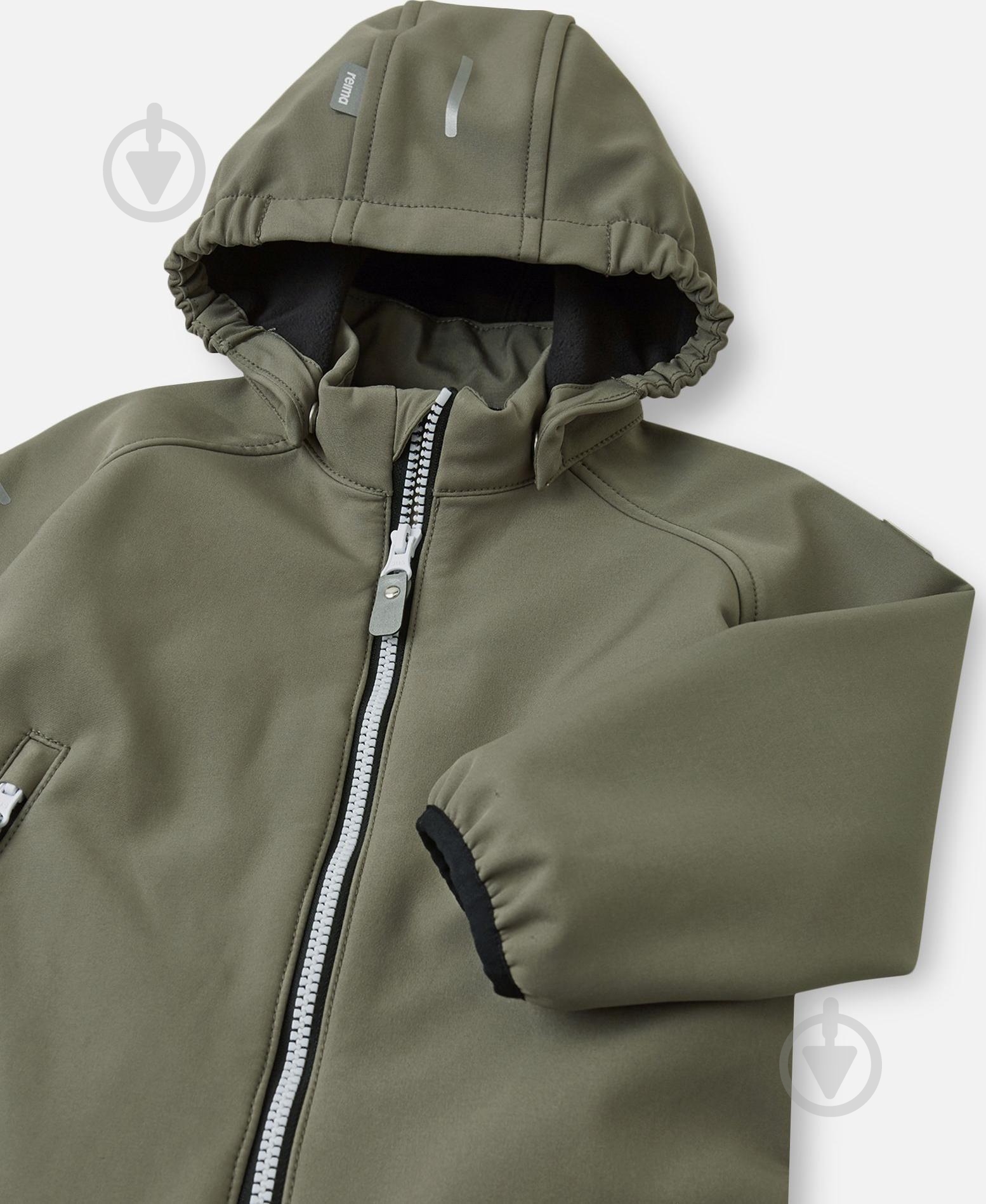 Комбинезон для мальчиков Reima Softshell Mjosa р.98 темно-зеленый 5100006B-8920 - фото 4