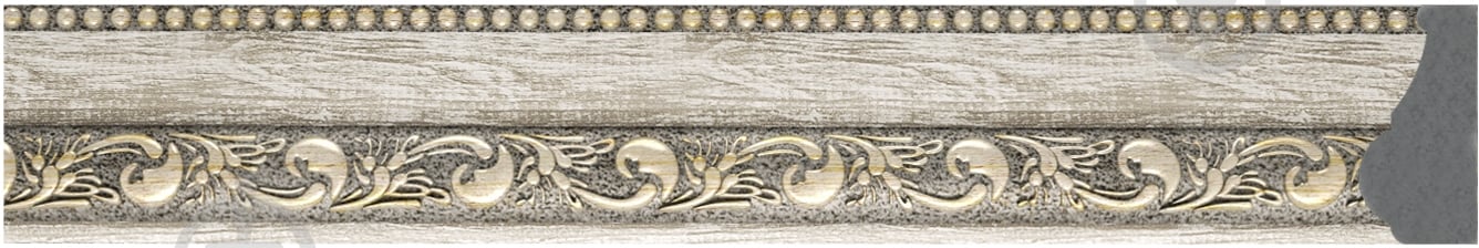 Молдинг Dellos Baget 101-208 Мадагаскар 2400x30x14 мм - фото 1