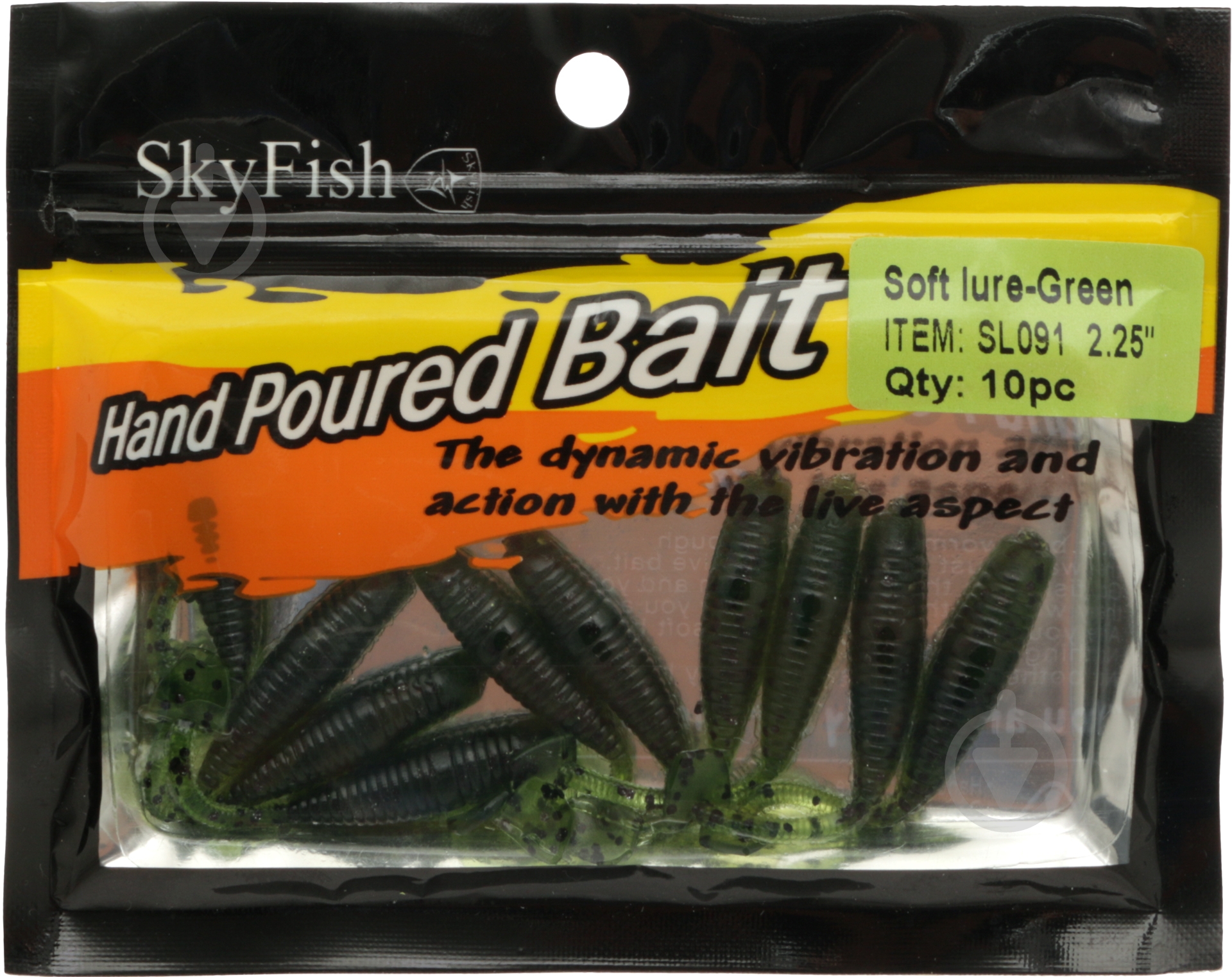 Виброхвост Orangefish 60 мм 10 шт. - фото 2