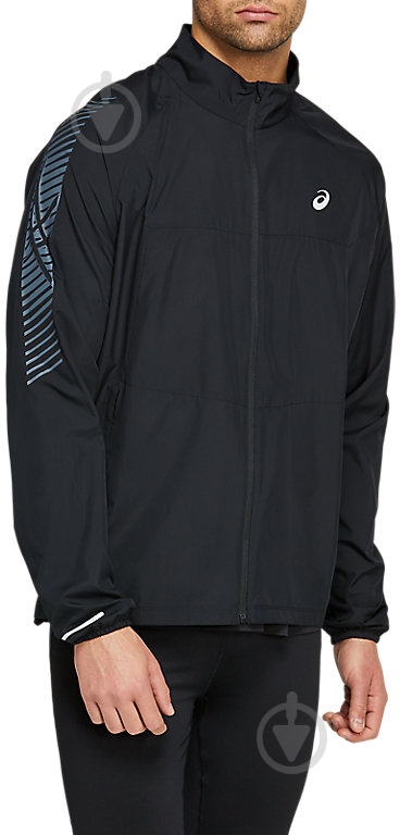 Куртка Asics ICON JACKET 2011B051-001 р.L черная - фото 1 Куртка Asics ICON JACKET 2011B051-001 р.L черная - фото 1