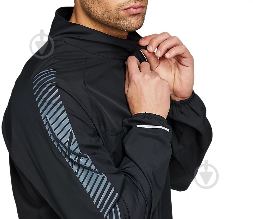 Куртка Asics ICON JACKET 2011B051-001 р.L черная - фото 5 Куртка Asics ICON JACKET 2011B051-001 р.L черная - фото 5