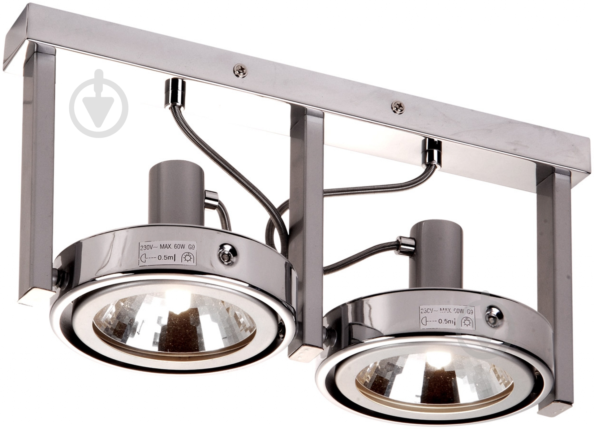 Спот Globo KURIANA 2x60 Вт G9 хром 5645-2 - фото 1