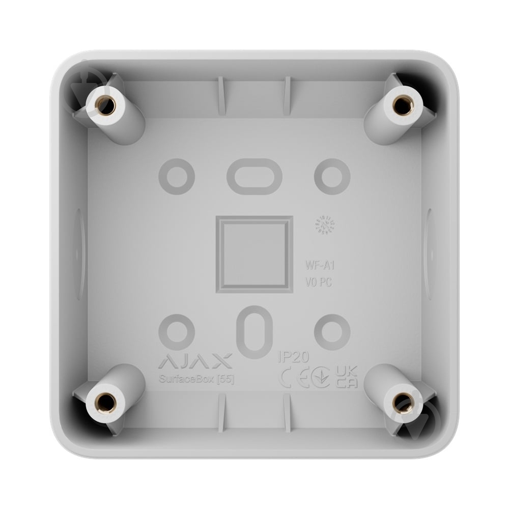 Коробка монтажная Ajax SurfaceBox LightSwitch/Outlet белый - фото 1
