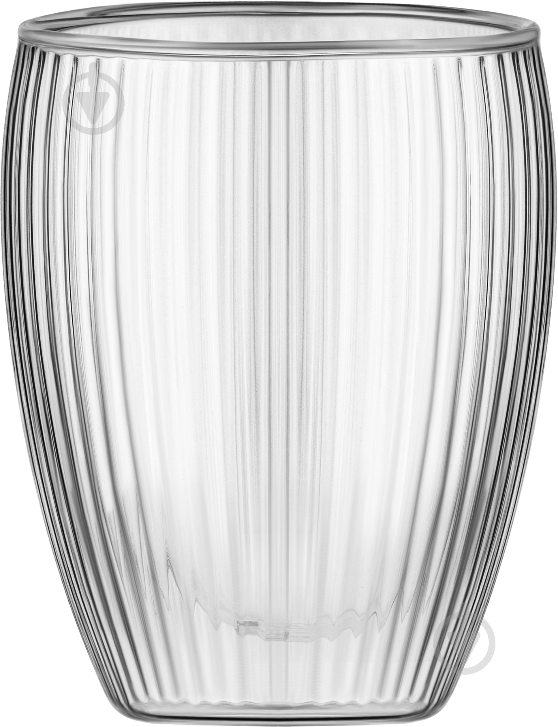 Набор чашек Ardesto 450 мл 2 шт. прозрачный AR2645BN - фото 1