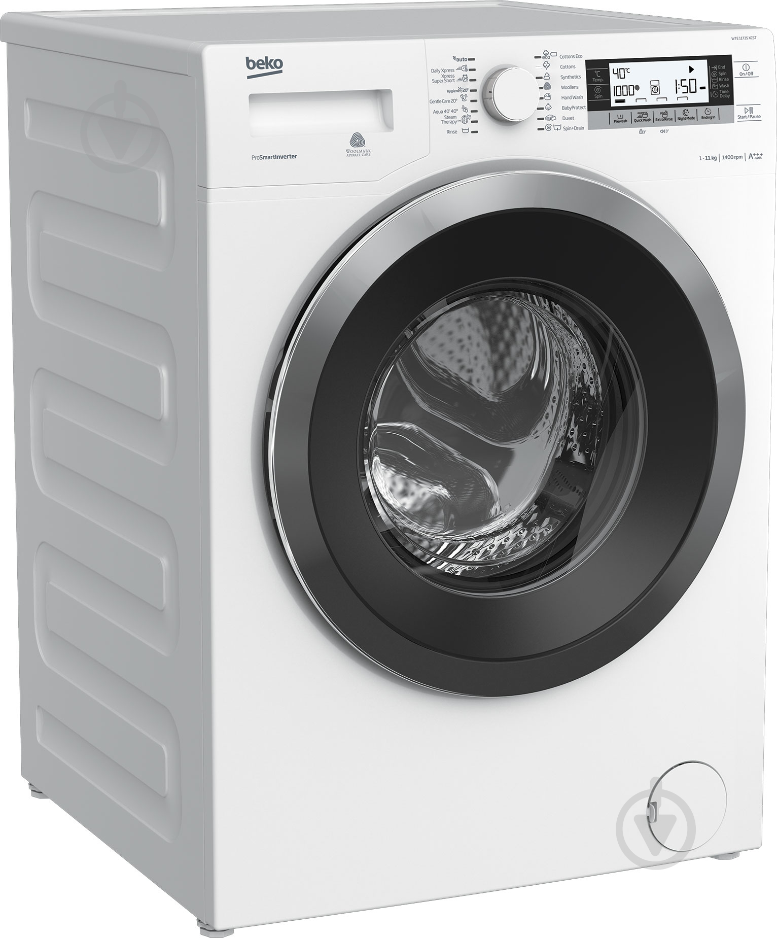Стиральная машина Beko WTE 11735 XCST - фото 1 Стиральная машина Beko WTE 11735 XCST - фото 1