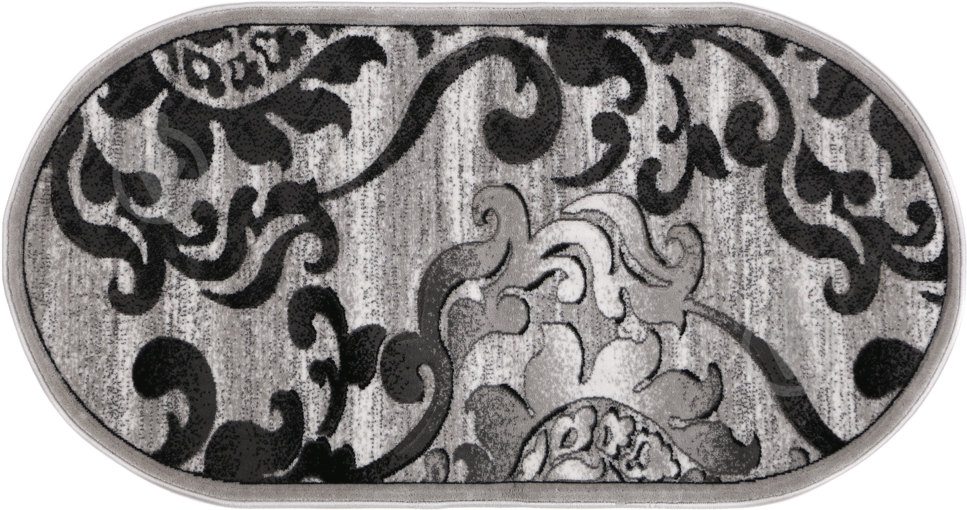 Ковер Arka Carpet OMEGA O grey 80x150 см - фото 1 Ковер Arka Carpet OMEGA O grey 80x150 см - фото 1