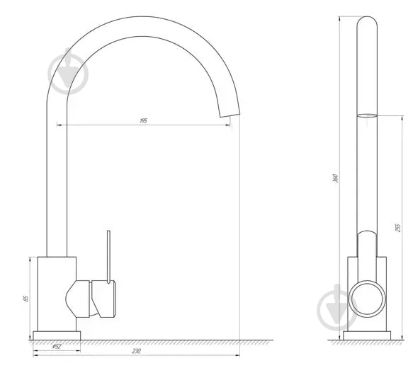 Змішувач для кухні MixMIRA MixMIRA MS2-203S - фото 4