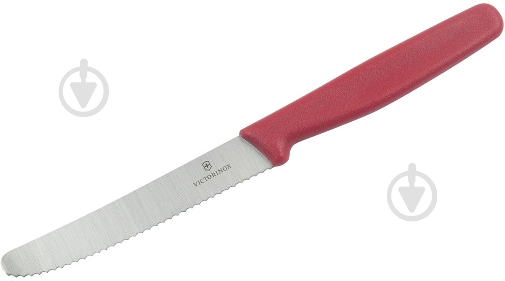 Ніж для томатів Standard Tomato&Sausage 10 см 5.0831 червоний - фото 1