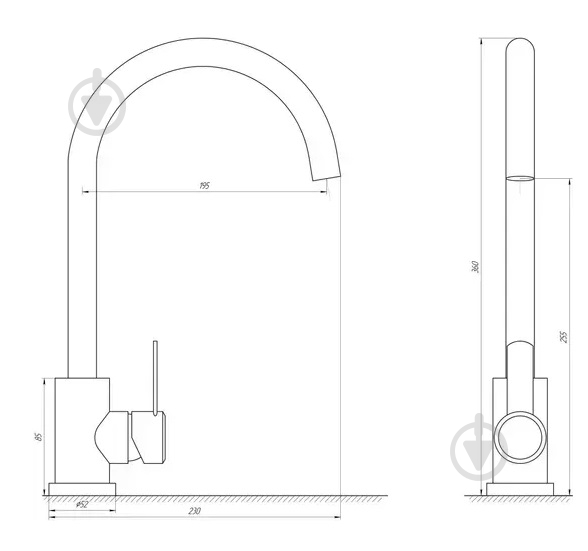Змішувач для кухні MixMIRA MixMIRA MS2-203S-MODERN - фото 5 Змішувач для кухні MixMIRA MixMIRA MS2-203S-MODERN - фото 5