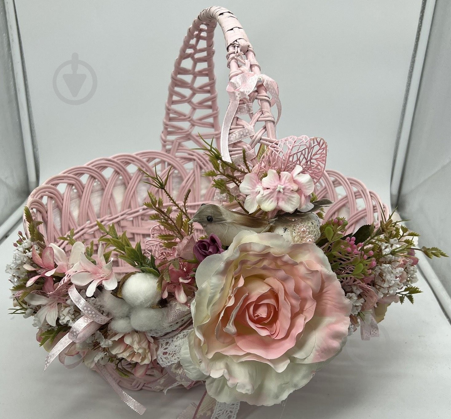 Корзинка пасхальная 37х40х35 см в ассортименте Basket-4 - фото 1 Корзинка пасхальная 37х40х35 см в ассортименте Basket-4 - фото 1