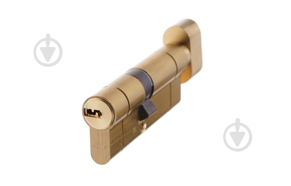 Цилиндр Abus KD6PS 45x35 ключ-вороток 80 мм матовая латунь - фото 2 Цилиндр Abus KD6PS 45x35 ключ-вороток 80 мм матовая латунь - фото 2