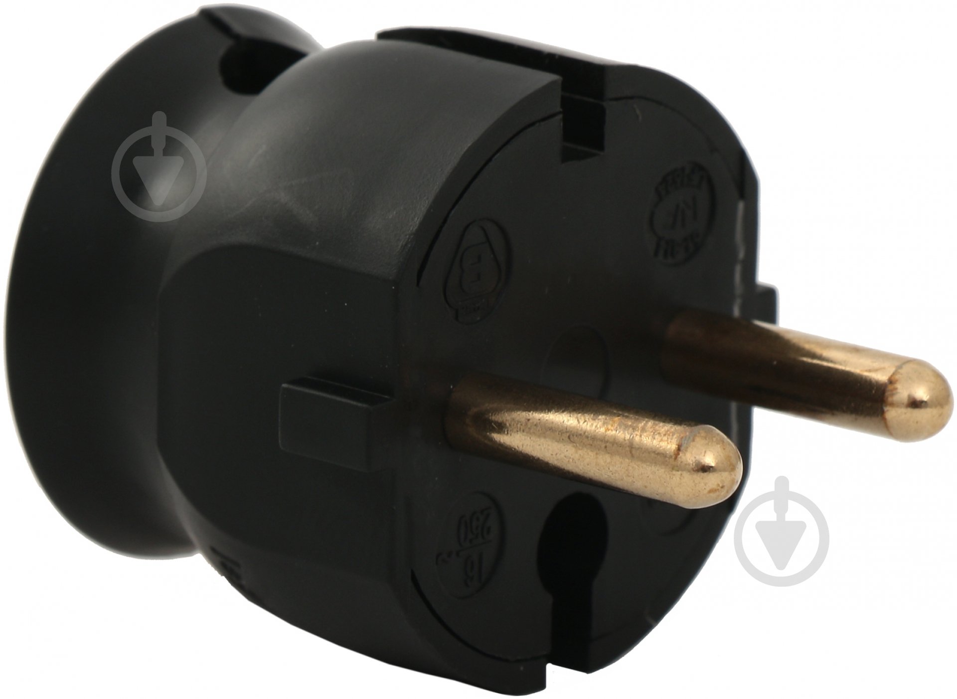 Електровилка Legrand 16 А 220 В без заземлення 220В 16А IP20 чорний - фото 2