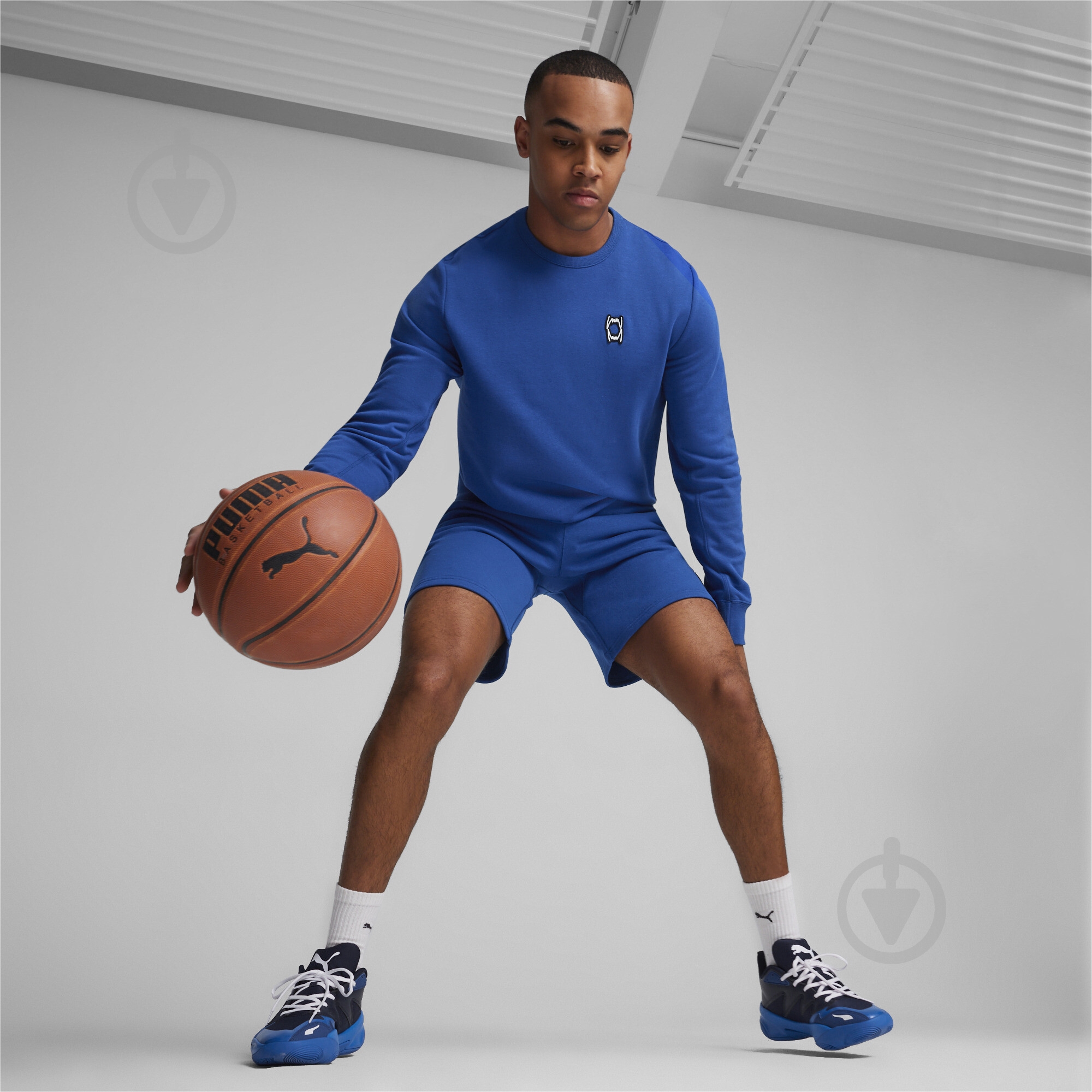 Свитшот Puma PIVOT CREWNECK 62478202 р.S синий - фото 4