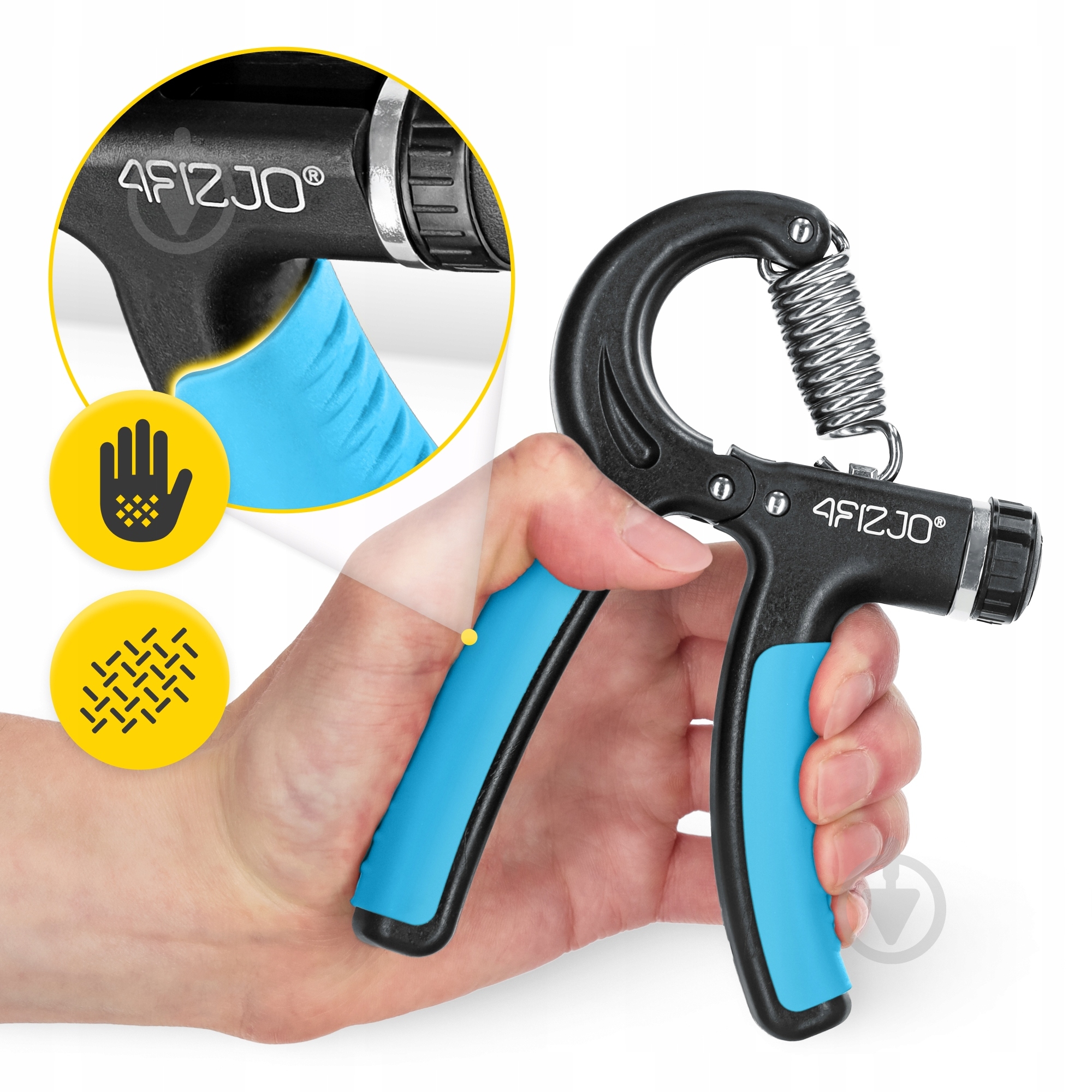 Эспандер 4fizjo 10-40 кг 4FJ0254 Black/Blue - фото 5